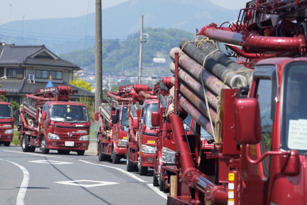 画像：小澤総業では、
日本全国のコンクリート打設工事を承っています！